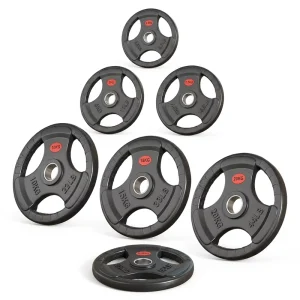 Commercial Grade Cast Iron Competition Weight Plates 1.25 kg to 25 kg Color-Coded Bumper Plates for Home Gym