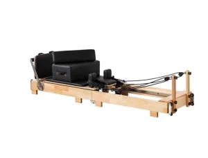 Commercial Grade Oak Folding Pilates Reformer Heavy Duty Foldable Wood Machine for Studio Center Bulk Order