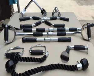 Commercial Grade Portable Hand Grip Set for LAT Pulldown