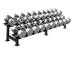Commercial Grade Stainless Steel Chrome Dumbbell Set, 2.5kg-80kg