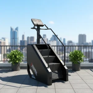Commercial Grade Stair Climber Cardio Machine Metal Stepper Electric Drive Gym Fitness Equipment