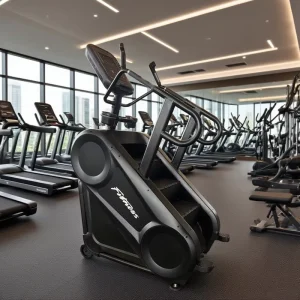 Commercial Grade Stairmaster Stepper Vertical Climber Cardio Machine with Connected Screen for Home Gym Use