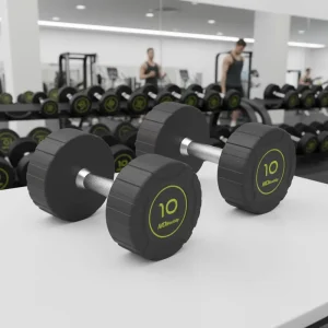 Commercial Gym CPU PU Urethane Dumbbell Set