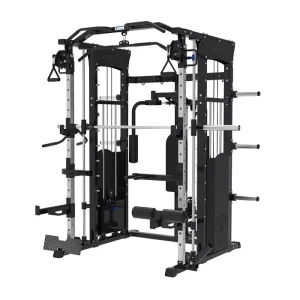 Commercial Gym Cable Functional Trainer Standing Squat Power Rack Cage All-in-One Smith Machine