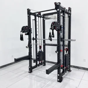 Commercial Gym Dual Head Fly with Smith Machine Multi-Function Strength Training Equipment