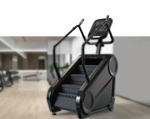 Commercial Gym Electric Stair Climber Stepper Trolley Machine Metal Vertical Climber