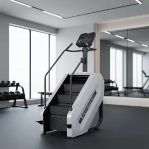 Commercial Gym Electric Stair Climber Training Machine Steel Construction Indoor Cardio Fitness Equipment Adjustable Anti Slip