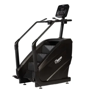 Commercial Gym Electric Steel Ladder Stair Climber Black Plug and Play