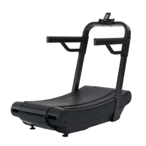 Commercial Gym Equipment Manual Non Motorized Curved Treadmill Running Machine No Power Regulation