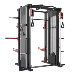 Commercial Gym Equipment Multifunction Strength Fitness Training Cable Crossover Dual Pulley Smith Machine Squat Rack Q235 Steel