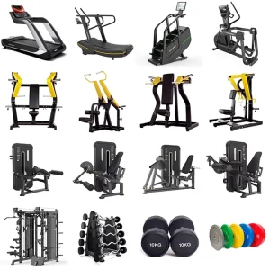 Commercial Gym Equipment Set, Strength and Cardio Machines, for Hotels and Clubs