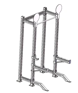 Commercial Gym Equipment Super Squat CrossFit Multi-Function Station
