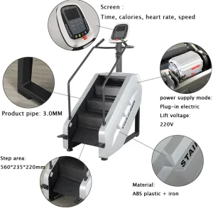 Commercial Gym Fitness Equipment Stair Cardio Stepper Machine Master Stair Climber Climbing Machine Stair Machine