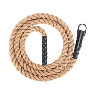 Commercial Gym Fitness Power Raw Hemp Jute Battle Ropes 38mm 50mm Durable Climbing Rope Customized Color Logo