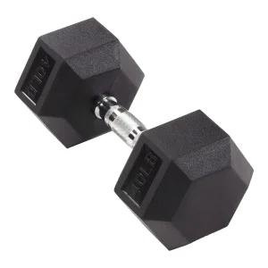 Commercial Gym Hex Dumbbells Rubber Encased Solid Weights Sets Hexagonal Hex Dumbbell Set