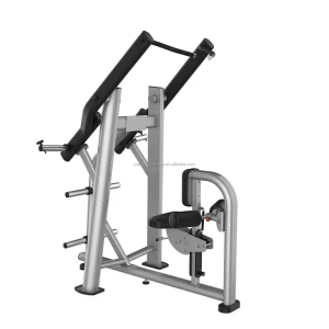 Commercial Gym High Tensile Steel Free Weight Plate Adjustable Strength Training Machine Lat Front Pulldown Back Muscle Trainer