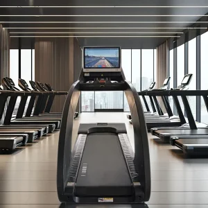 Commercial Gym Machine Cardio Running Treadmill LED Screen Wireless Heart Electric