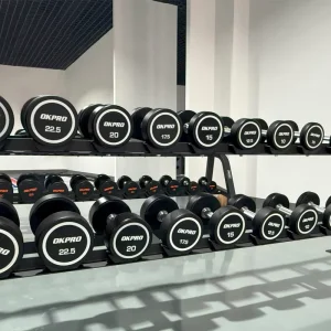 Commercial Gym PU Dumbbell Heavy Duty Urethane Dumbbell Manufacturer