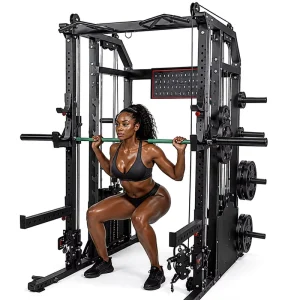 Commercial Gym Smith Machine Multi Power Rack Heavy Duty Stainless Steel Strength Training Machine Set