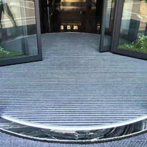 Commercial Heavy-Duty Aluminum Scraper Entrance Mat, Non-Slip Anodized Surface, Easy-Clean Foam