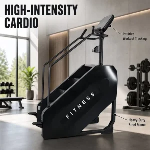 Commercial Heavy Duty Electric Stair Climber Gym Cardio Machine Full Body Training Stair Master Fitness Equipment