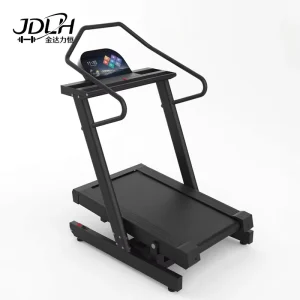 Commercial High Incline Treadmill All in One Running and Climbing Machine with LCD Display for Gym Cardio Training