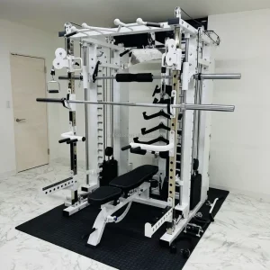 Commercial Home Gym Power Cage Squat Rack Multi-Function Fitness Equipment Smith Machines Exercise Shoulder Workouts