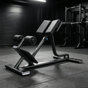 Commercial Hyperextension Bench Roman Chair Back Extension Machine Gym Equipment Core Strength Training