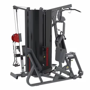 Commercial Indoor 5-Station Multi Gym Smith Machine Steel Strength Training Equipment