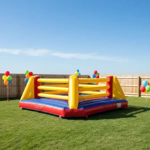 Commercial Inflatable Wrestling Game Arena Bounce House Boxing Ring