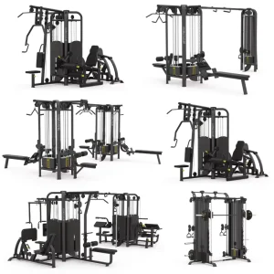 Commercial Iso-Lateral Plate-Loaded Chest Press and Row for Gym