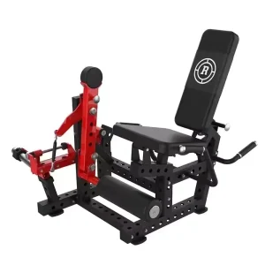 Commercial Leg Extension Leg Curl Machine 2-in-1 Plate-Loaded Gym Strength Training Equipment