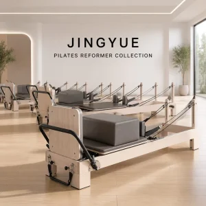 Commercial Maple Wood Pilates Reformer with Box and Jumpboard for Home Pilates Studio