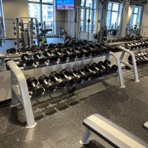 Commercial Metal Dumbbell Rack for Gym Fitness Equipment, Barbell and Kettlebell Storage