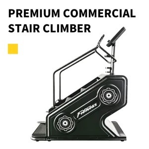 Commercial Metal Stair Climber Stepmill Gym Cardio Machine Wireless Charging Infrared Sensor Fan Handrail Control