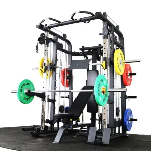 Commercial Multi-Function Smith Machine 3D Power Rack
