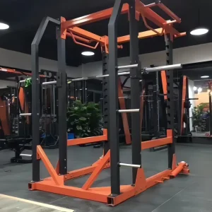 Commercial Multi-Function Station Fitness Equipment Smith Machine Power Rack Squat Rack