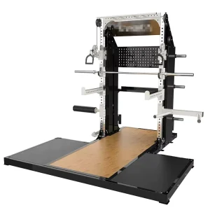 Commercial Multi Functional Smith Pull Up Squat Power Rack With Weight Lifting Platform