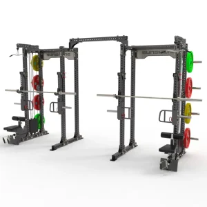 Commercial Multifunctional Power Squat Rack Cable Crossover Lat Pulldown Gym Machine Steel Strength Training Bodybuilding