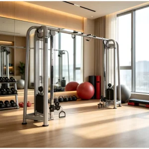 Commercial Multifunctional Smith Machine with Steel Construction for Strength Training