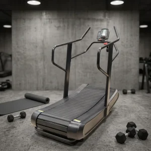 Commercial Non motorized Treadmill LED Screen Speed Adjustable Gym Running Machine Cardio Fitness Equipment