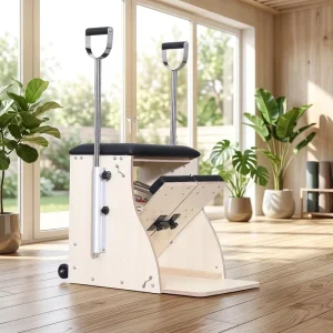 Commercial Pilates Equipment MJD W18A Maple Wood Wunda Chair for Studio Workout