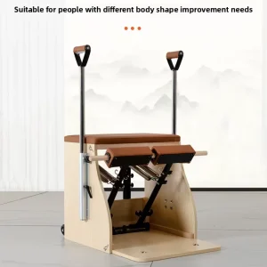 Commercial Pilates Wunda Chair MJD W18 Reliable Solid Wood for Strength Training Sessions