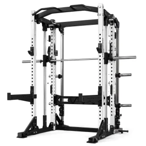 Commercial Power Rack and Smith Machine Combo Steel Strength Training Frame for Gym