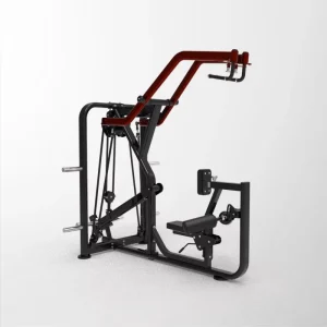 Commercial Seated High Row Machine, Plate-Loaded, Upper Back Strength Training