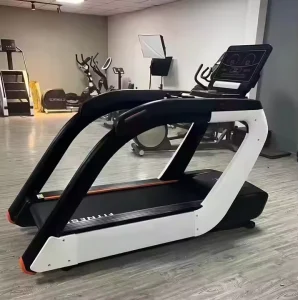 Commercial Self-Generated Non-Motorized Treadmill with Handheld Heart Rate Test, LCD, Electric Driving Type