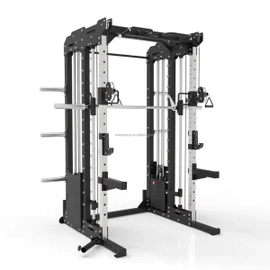 Commercial Smith Machine Multifunctional Gym Squat Power Rack for Strength Training
