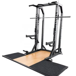 Commercial Smith Machine Power Rack with Weightlifting Platform for Strength Training