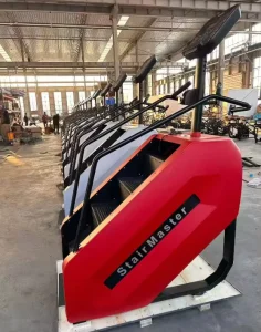 Commercial Speed Adjustable Steel Electric Stair Climbers Machine Master Series 8 Programs 500W 600W Power Non-Collapsible