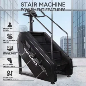 Commercial Stair Climber Stepper Machine Aerobic Fitness Equipment